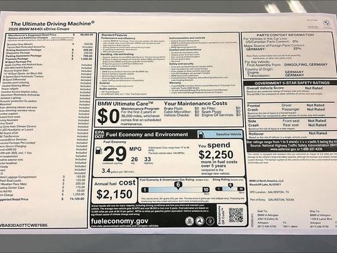 New 2026 BMW 440i xDrive M440i xDrive w/ Premium Package image 19