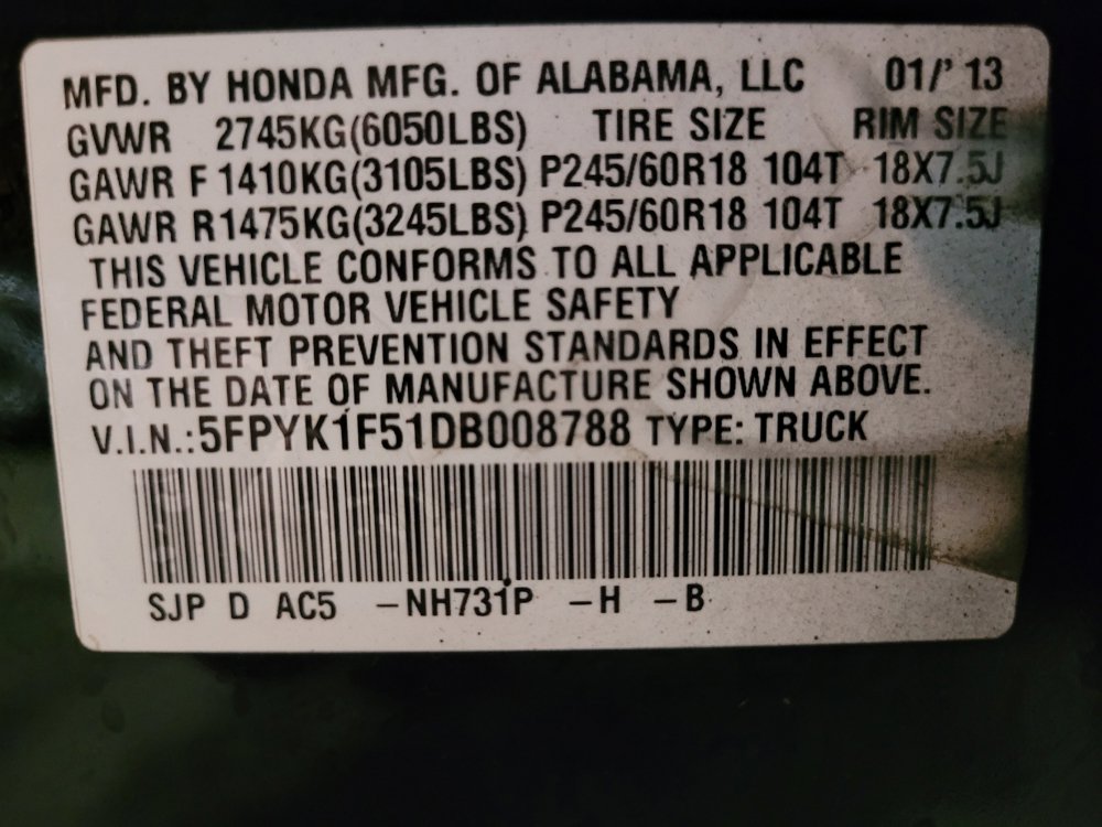 Used 2013 Honda Ridgeline RTL image 33