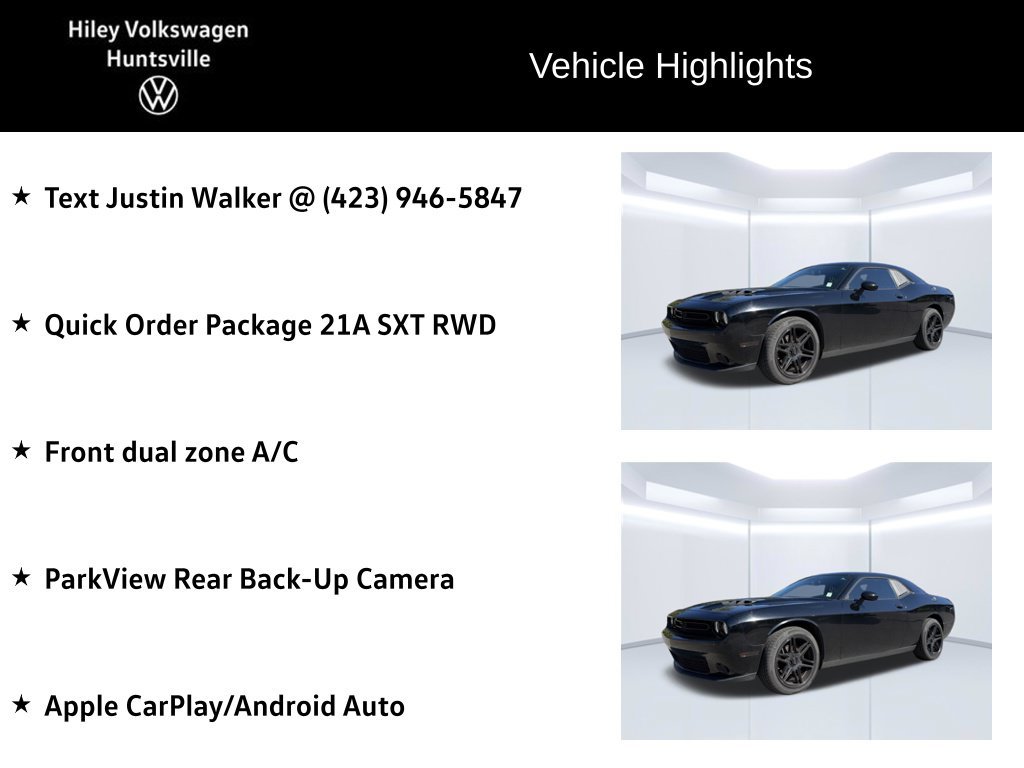 Used 2019 Dodge Challenger SXT RWD image 6