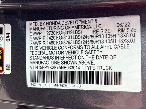 Used 2022 Honda Ridgeline RTL-E image 31