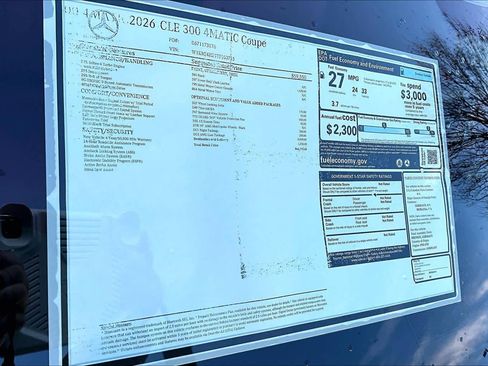 New 2026 Mercedes-Benz CLE 300 4MATIC Coupe image 17