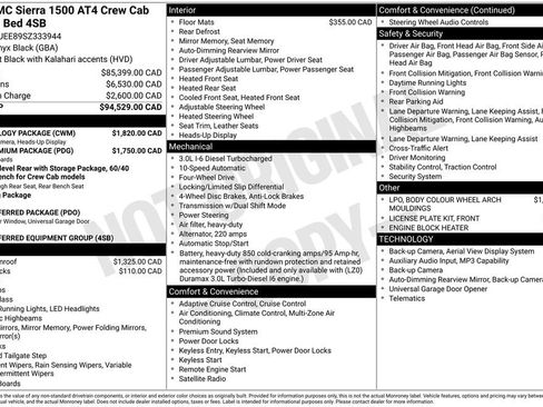 Used 2025 GMC Sierra 1500 AT4 w/ Technology Package AWD/4WD image 90