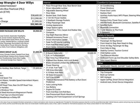 New 2026 Jeep Wrangler Unlimited Sport AWD/4WD image 24