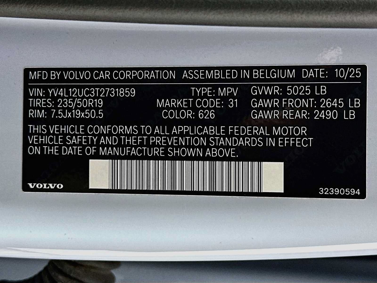 Used 2026 Volvo XC40 B5 Plus w/ Protection Package Premier AWD/4WD image 31