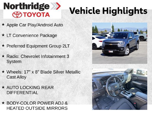 Used 2021 Chevrolet Colorado LT w/ LT Convenience Package RWD image 2