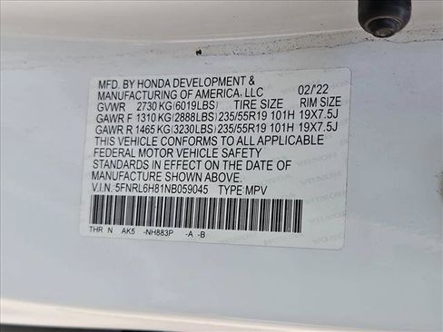 Used 2022 Honda Odyssey Touring image 25