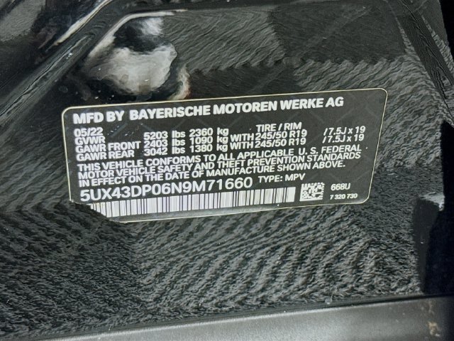 Used 2022 BMW X3 sDrive30i w/ Convenience Package RWD image 41
