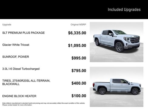 New 2026 GMC Sierra 1500 SLT w/ SLT Premium Plus Package AWD/4WD image 8