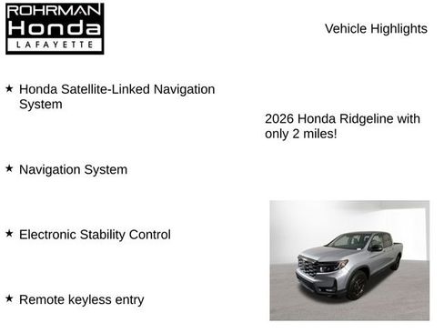 New 2026 Honda Ridgeline TrailSport image 7