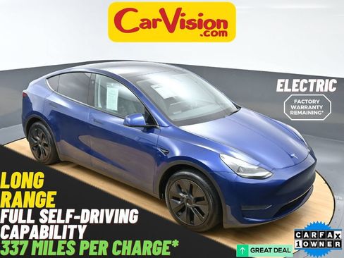 Used 2025 Tesla Model Y Long Range RWD image 1