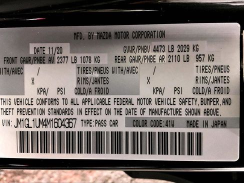 Used 2021 MAZDA MAZDA6 Sport image 32