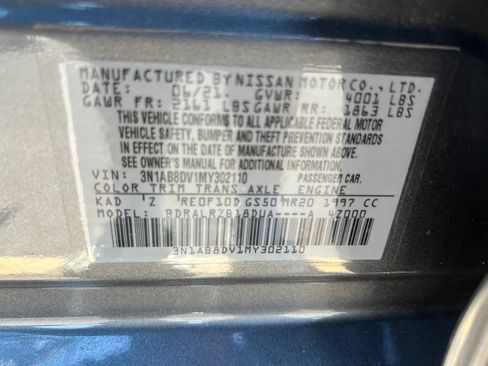 Used 2021 Nissan Sentra SR FWD image 27