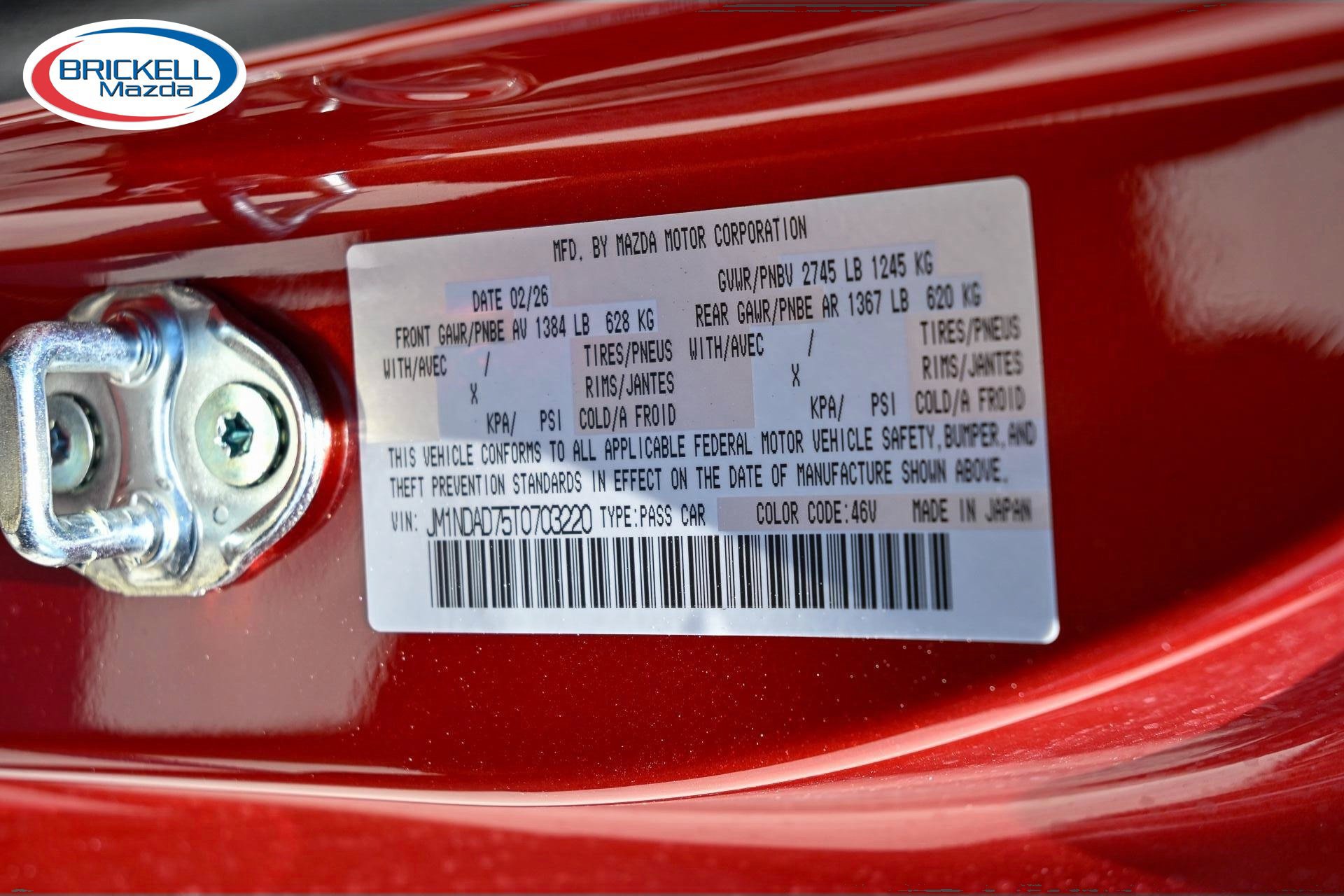 New 2026 MAZDA MX-5 Miata Grand Touring RWD image 15
