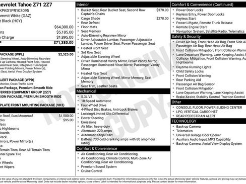 Used 2023 Chevrolet Tahoe Z71 w/ Luxury Package image 5