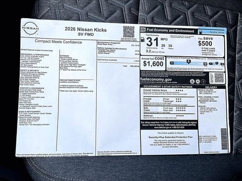 New 2026 Nissan Kicks SV image 21