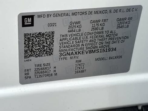 Used 2021 Chevrolet Equinox LT FWD image 31