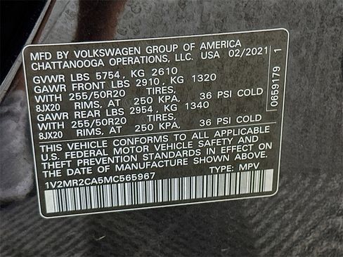Used 2021 Volkswagen Atlas SE image 27