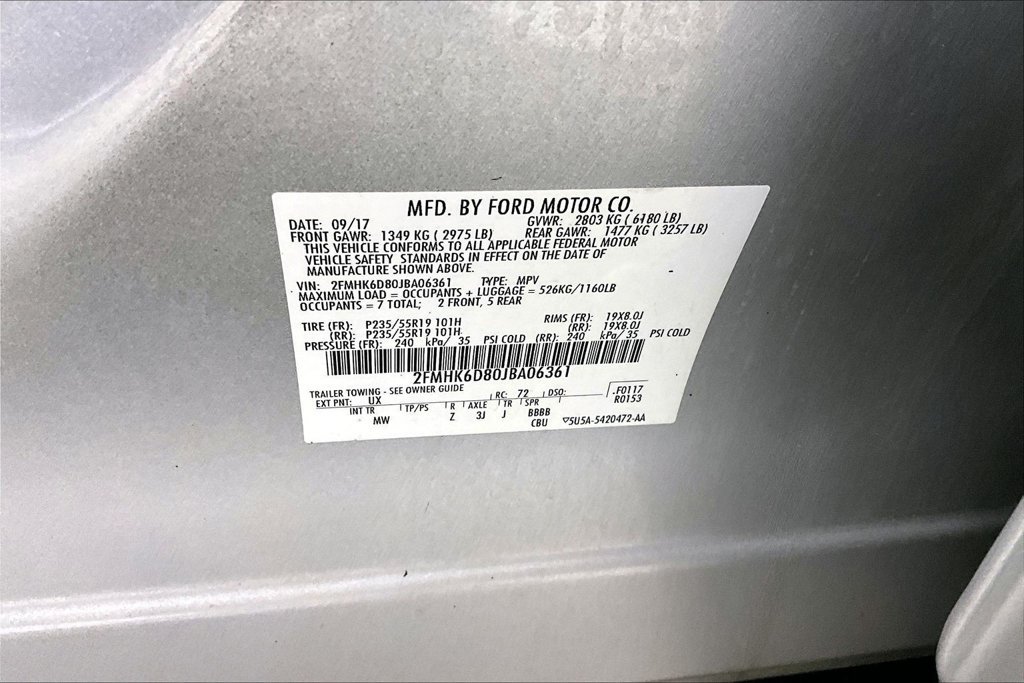 Used 2018 Ford Flex Limited AWD/4WD image 27