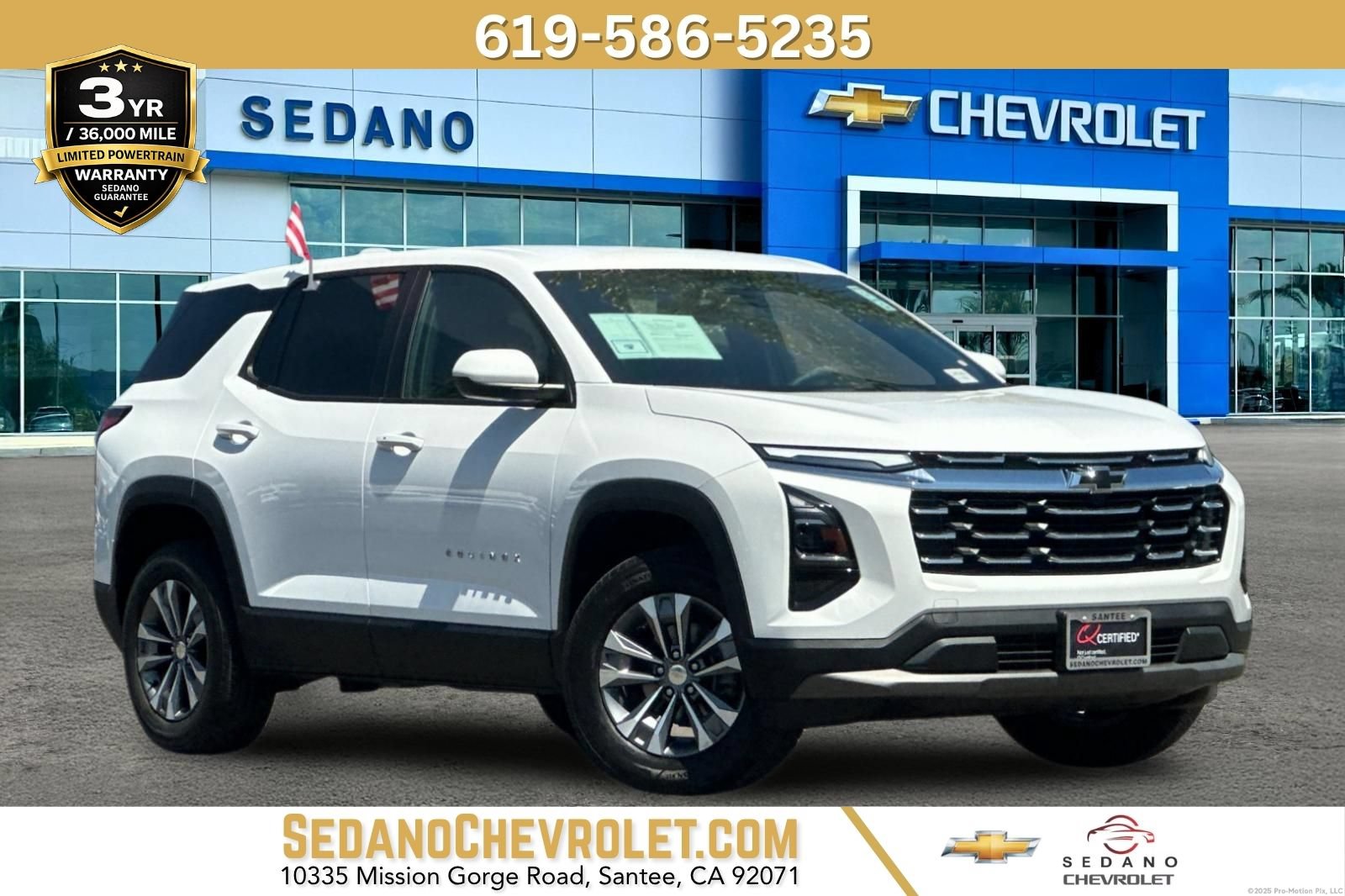 Used 2025 Chevrolet Equinox LT FWD image 1