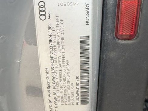 Used 2018 Audi TT RS w/ Technology Package image 6