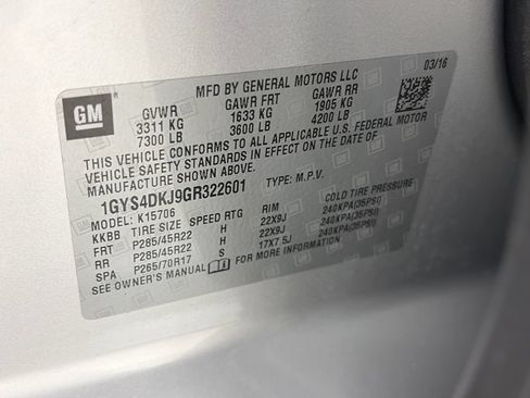 Used 2016 Cadillac Escalade Platinum AWD/4WD image 9