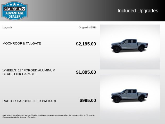 Certified 2023 Ford F150 Raptor w/ Raptor Carbon Fiber Package AWD/4WD image 2