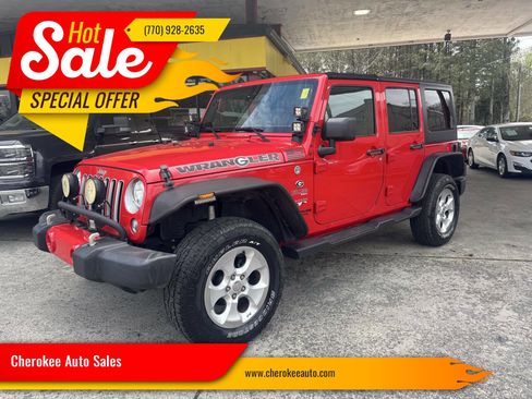 Used 2017 Jeep Wrangler Unlimited Sahara w/ Connectivity Group image 1