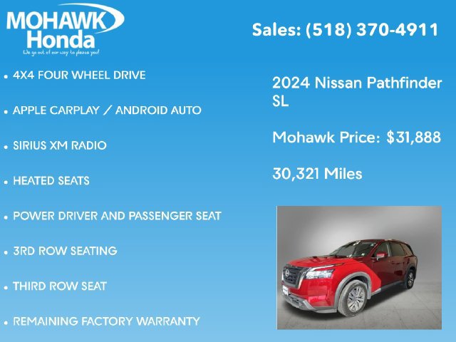 Used 2024 Nissan Pathfinder SL AWD/4WD image 14
