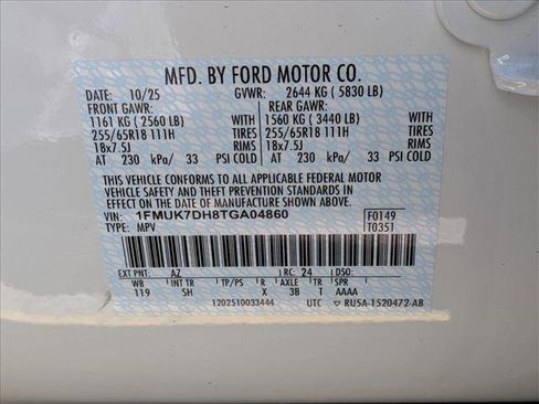 New 2026 Ford Explorer Active w/ Active Comfort Package image 17