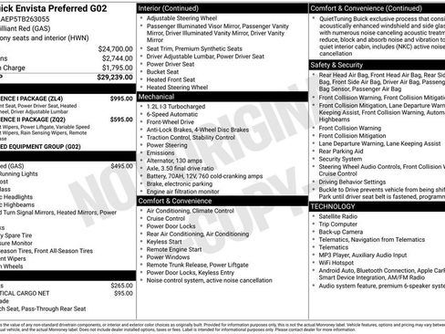 New 2026 Buick Envista Preferred w/ Convenience I Package FWD image 4