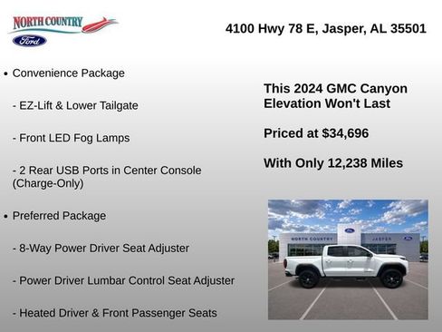Used 2024 GMC Canyon Elevation w/ Convenience Package RWD image 22