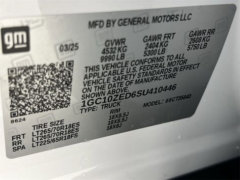 New 2025 Chevrolet Silverado EV LT image 32