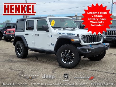 Used 2025 Jeep Wrangler Unlimited Rubicon 4xe w/ Convenience Group AWD/4WD image 1