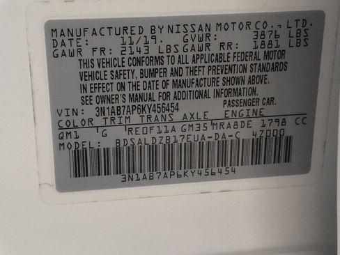 Used 2019 Nissan Sentra SV w/ Special Edition Package FWD image 33