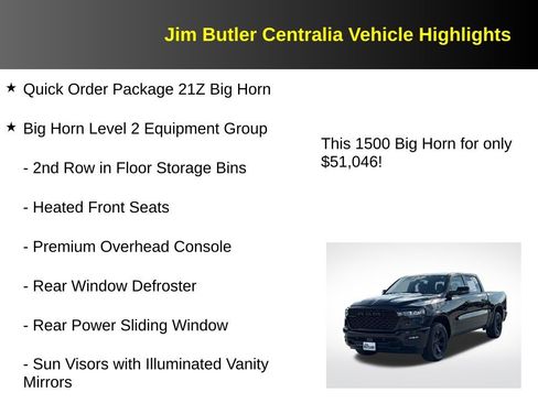 Used 2026 RAM 1500 Big Horn AWD/4WD image 5