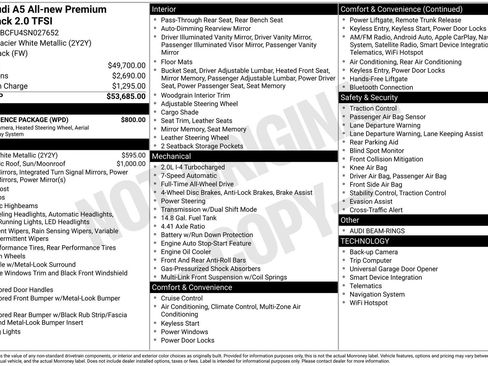 Used 2025 Audi A5 2.0T Premium w/ Convenience Package image 32