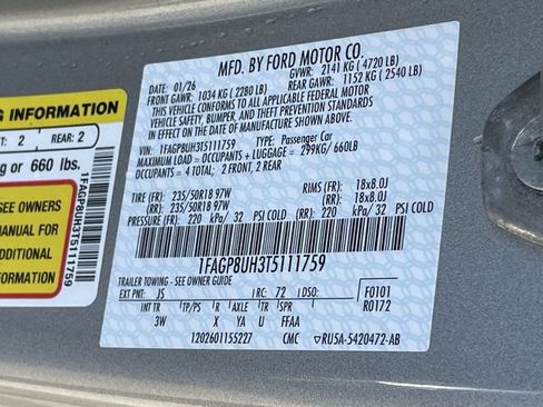 Used 2026 Ford Mustang Premium RWD image 28