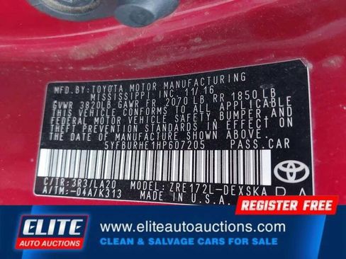 Used 2017 Toyota Corolla XSE w/ Carpet Mat Package (TMS) image 17