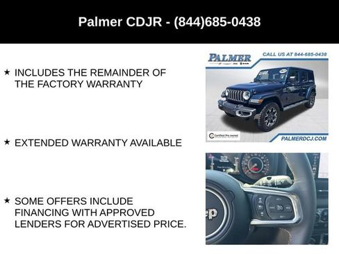 Certified 2025 Jeep Wrangler Unlimited Sahara w/ Safety Group AWD/4WD image 30