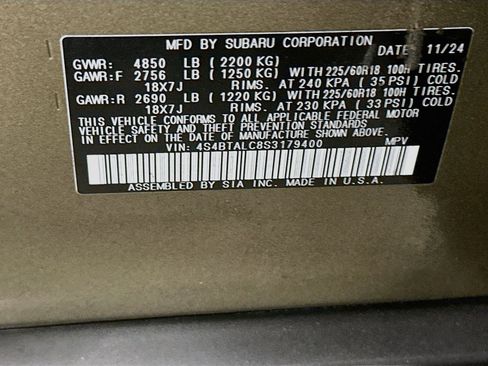 Used 2025 Subaru Outback Onyx Edition AWD/4WD image 12