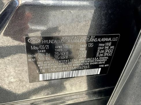 Used 2021 Hyundai Santa Fe SEL w/ Convenience Package FWD image 15