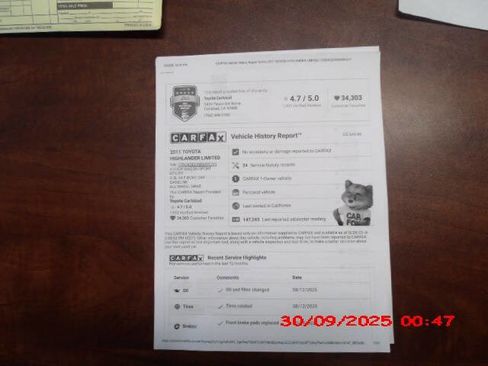 Used 2011 Toyota Highlander Limited image 43