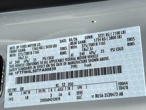 Used 2026 Ford F150 Tremor w/ Bed Utility Package AWD/4WD image 37
