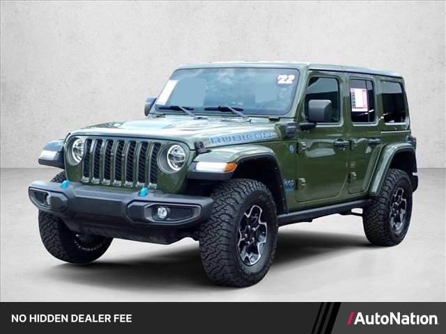 Used 2022 Jeep Wrangler Unlimited Rubicon 4xe AWD/4WD image 1