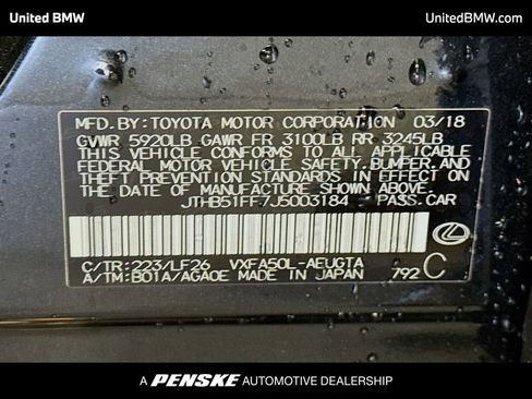 Used 2018 Lexus LS 500 F Sport image 15