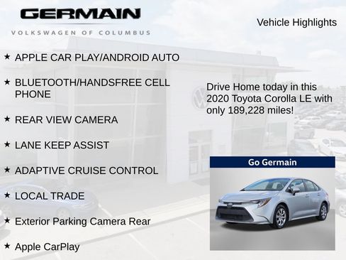 Used 2020 Toyota Corolla LE FWD image 5
