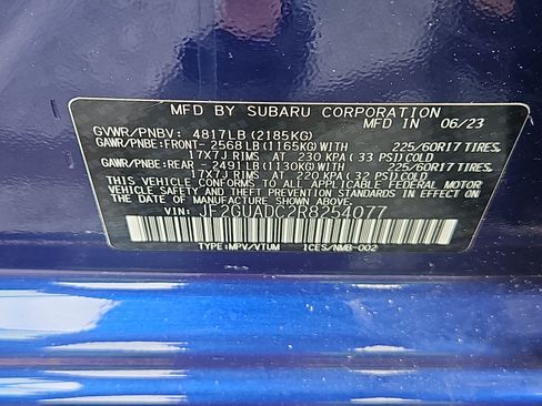 Certified 2024 Subaru Crosstrek 2.0i Premium AWD/4WD image 7