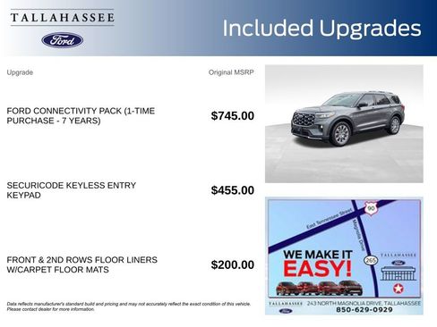 New 2026 Ford Explorer Platinum image 3