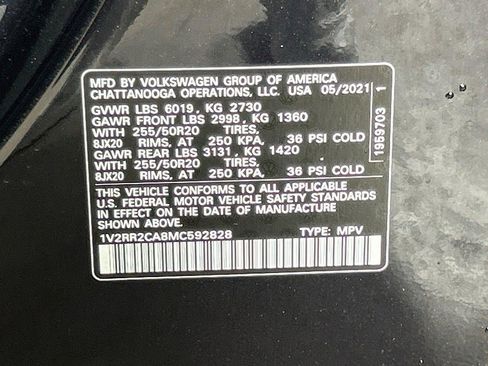 Certified 2021 Volkswagen Atlas SE AWD/4WD image 33