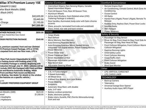 Certified 2023 Cadillac XT4 Premium Luxury w/ Cold Weather Package image 34